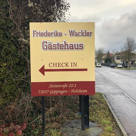 Friederike Wackler Gaestehaus Göppingen Exteriér fotografie